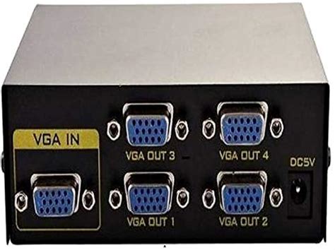 Technotech Port Vga Splitter Sharing Switch Box Vga Out Vga In