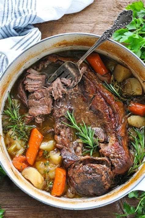 Dutch Oven Pot Roast - The Seasoned Mom