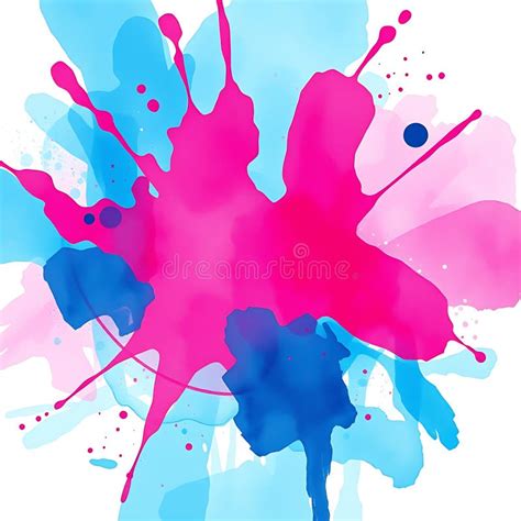 A Swirling Splash Of Teal And Purple Watercolor For A Vibrant Modern