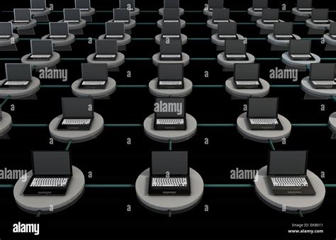 lan computer system stock photo alamy