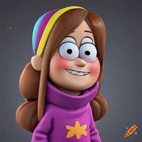 Portrait Of Mabel Pines In Real Life Super Detailed 4k High Resolution