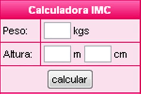 Só Para as Prendadas Calcule o Índice de Massa Corporal do seu corpo IMC