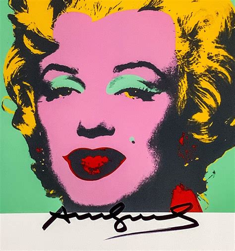 Andy Warhol Hand Signed Signature Vintage Print Matted 11x14