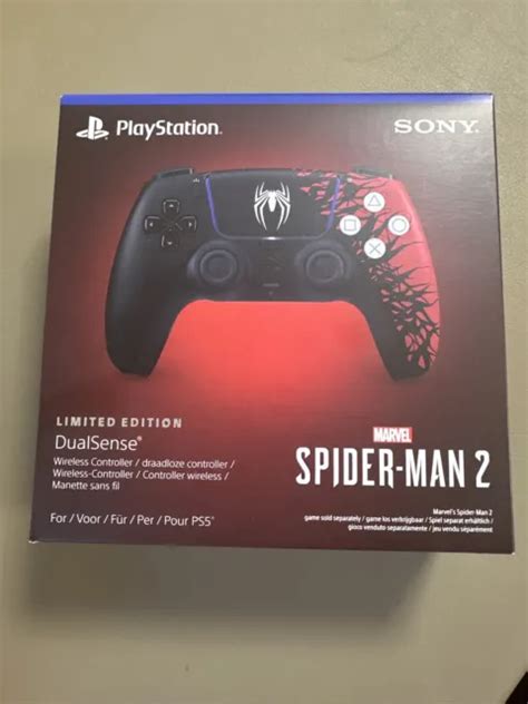 Sony Ps5 Dualsense Wireless Controller Spider Man 2 Limited Edition £