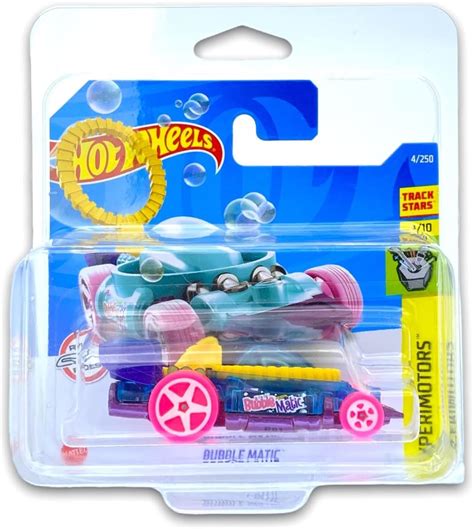 Hot Wheels Bubblematic Bluepink 110 Experimotors 2022 4250 Short Card Comes In A