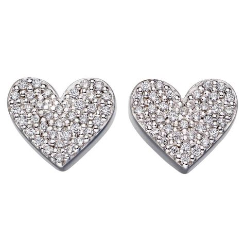 Boucle D Oreille Coeur En Argent 925 1000 MON BIJOU MATY