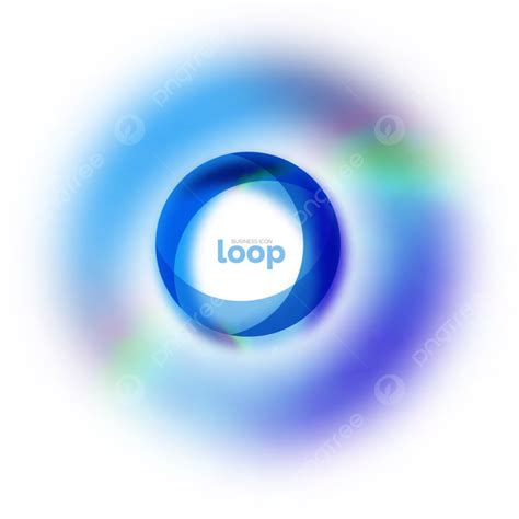 Circle Loop Vector Hd Png Images Loop Circle Business Icon Element