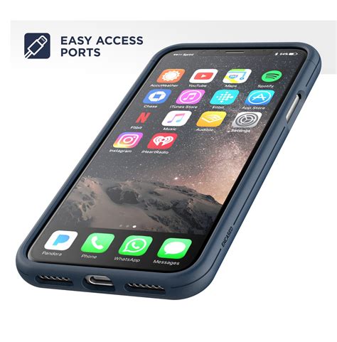 iPhone X Slimshield Case Blue - Encased