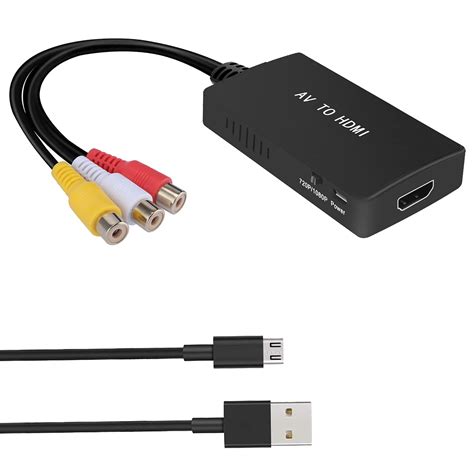 Buy Rca To Hdmi Converter Av Composite Cvbs To Hdmi Video Audio