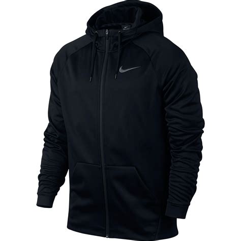 Nike Mens Therma Full Zip Training Hoodie - Black - Tennisnuts.com