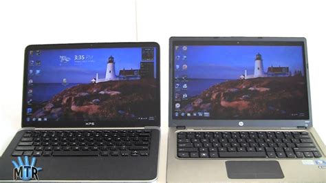 Dell XPS 13 Vs HP Folio 13 Ultrabook Comparison YouTube