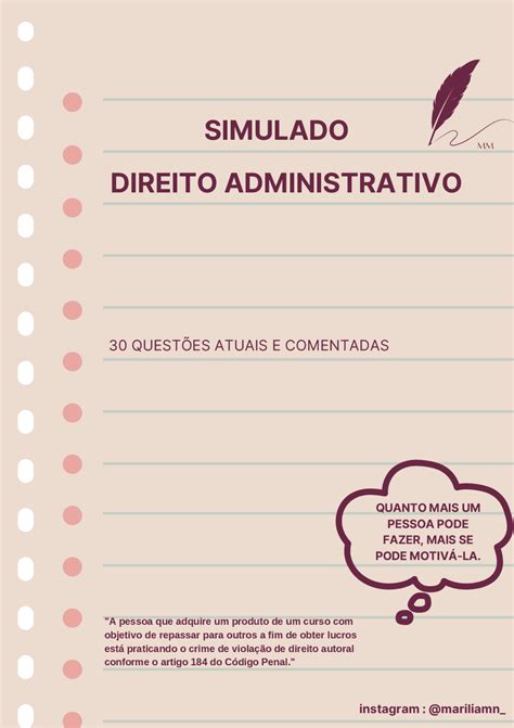 Simulado De Direito Administrativo