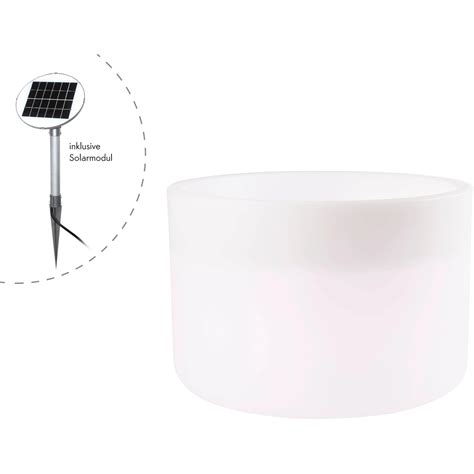 Seasons Design Pflanztopf Shining Elegant Pot Xm Solar Cm X