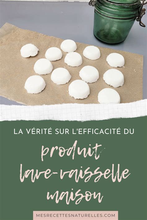 Efficace La Poudre Pour Lave Vaisselle Maison Artofit