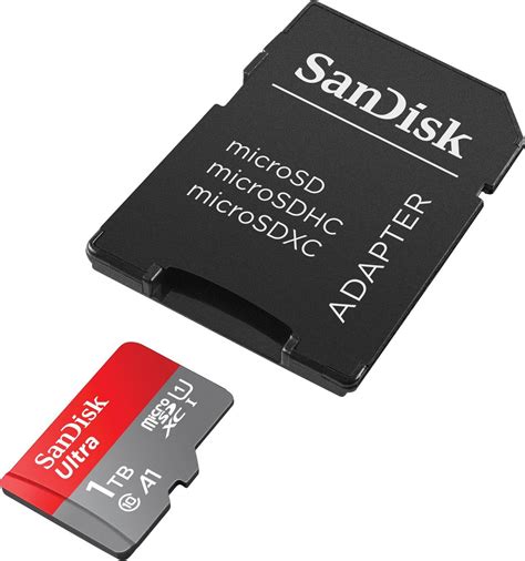 Sandisk 1tb Ultra Microsdxc A1 Uhs I U1 Class 10 Memory Card With Adapter Speed Up To 150mb S