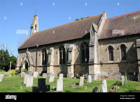 saints church sawtry cambridgeshire stock photo alamy