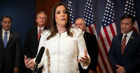 House Republicans vote to make Representative Elise Stefanik new GOP ...