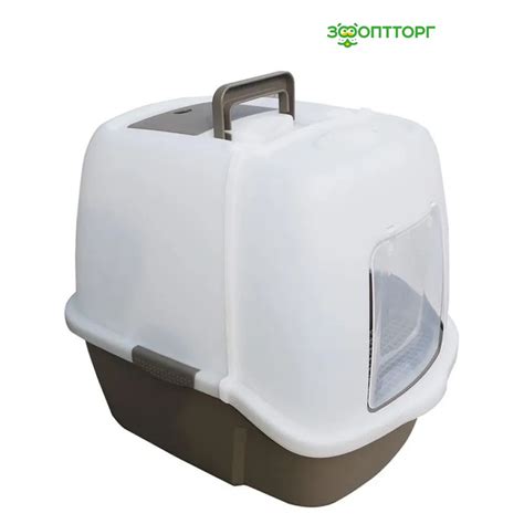 Triol P900 Туалет-бокс для кошек с совком и сеткой - купить с доставкой ...