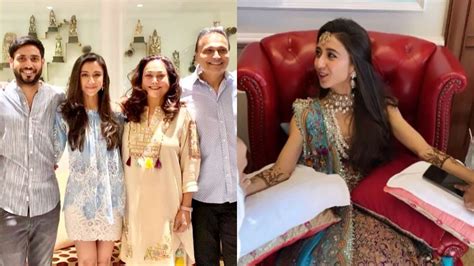 Inside Anil Ambani Tina Ambanis Elder Son Anmols Mehendi Ceremony With Krisha Shah See Pics