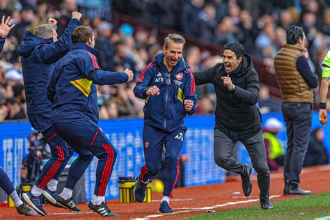 Mikel Arteta Reacts To Arsenal Winning At Villa Park Now Arsenal