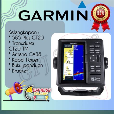 Jual Garmin Gpsmap Plus Clearvu Gps Fishfinder Gt Tm Baru Ori