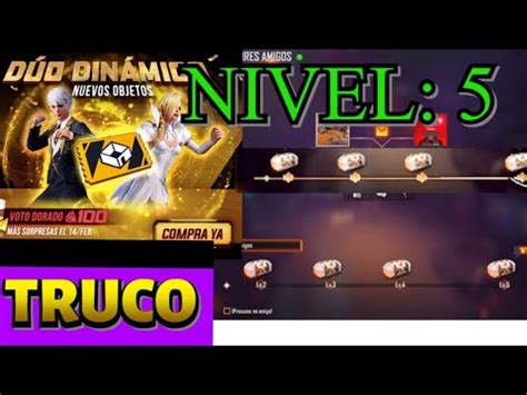 TRUCO COMO SUBIR DE NIVEL RÁPIDO EN EL DUO DINÁMICO FREE FIRE YouTube