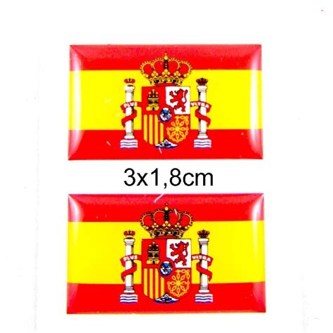 Pegatinas Relieve Bandera Espa A Modelo