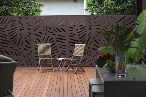 Decorative Outdoor Privacy Screens OUTDECO Modular Screen Panels