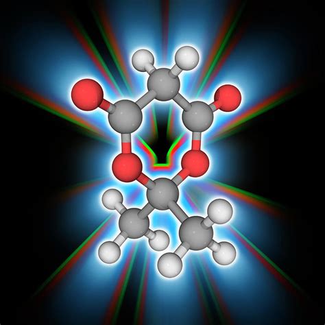 Meldrum S Acid Organic Compound Molecule Photograph By Laguna Design