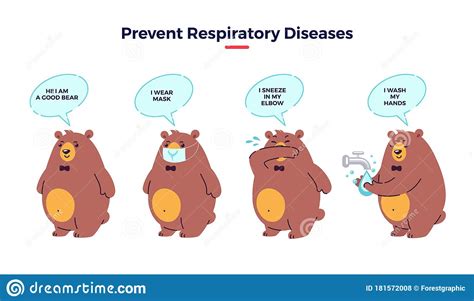 Ilustración Cómo Prevenir Enfermedades Respiratorias Corregir