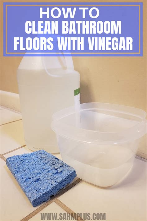 Cleaning Bathroom Tile Floors Vinegar Flooring Blog