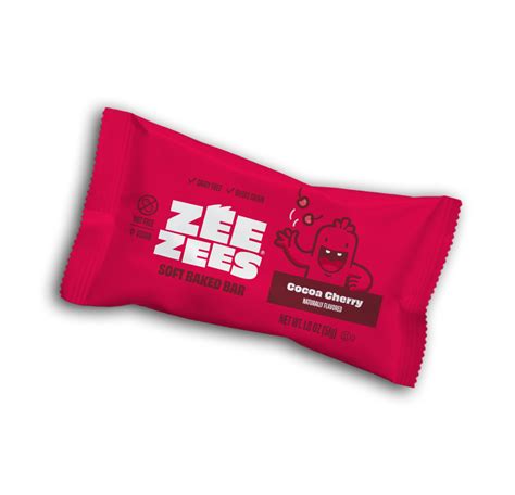 Zee Zees Soft Baked Bar Cocoa Cherry Wg Iw 18oz Zee Zees