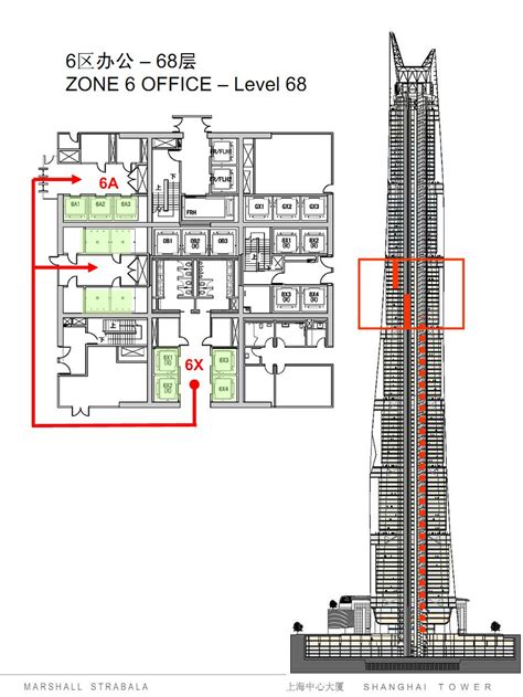 World of Architecture: Shanghai Tower Elevator System Drawings And ...