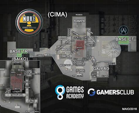 Nomes posições dos mapas CS GO WebCheats Dicas e Cheats para seus Jogos