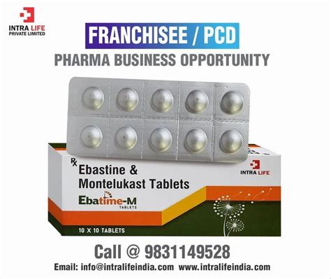 Ebatime M Ebastine Montelukast Tablet At Rs Box In Bengaluru