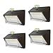 Tierone W Led Wall Pack Light Dusk To Dawn Photocell Outdoor