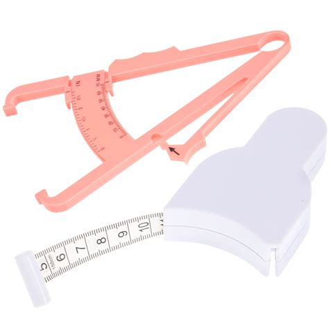 Guichaokj Set Of Skinfold Body Fat Caliper Body Measure Tape Portable