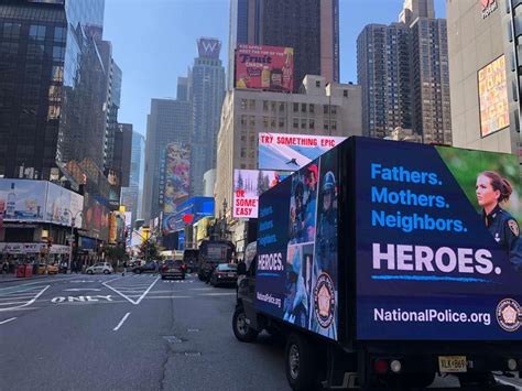 The National Police Association Mobile Billboard Shares The Support The