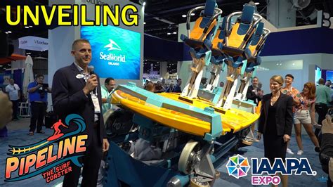 Seaworld Orlando Unveils Pipeline The Surf Coaster Ride Vehicles At