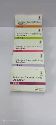 Accufine Capsules Finished Product Isotretinoin Soft Gelatin Capsule