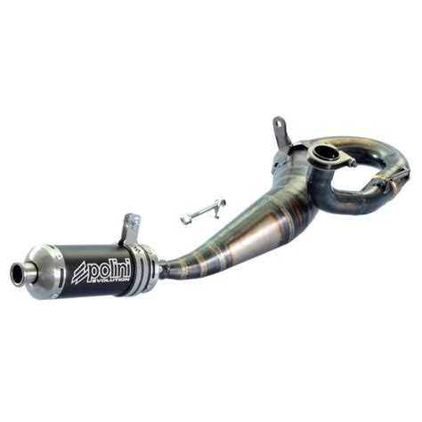 Racing Exhaust Polini Evolution Steel Clear Coated Aluminium Silencer