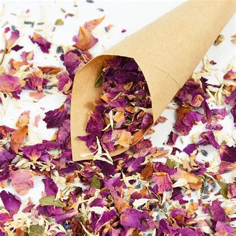 10Packs Natural Wedding Confetti Dried Flower Rose Petals Pop Bridal