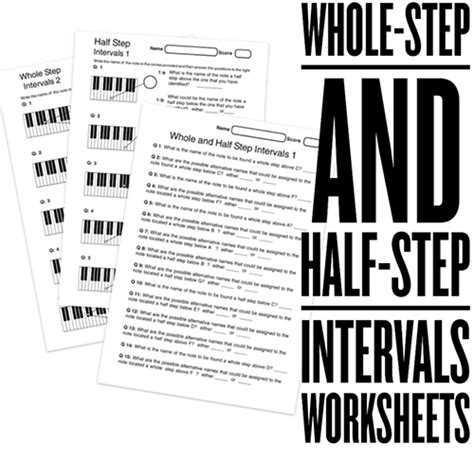 Half Steps And Whole Steps Worksheet Homemadeal