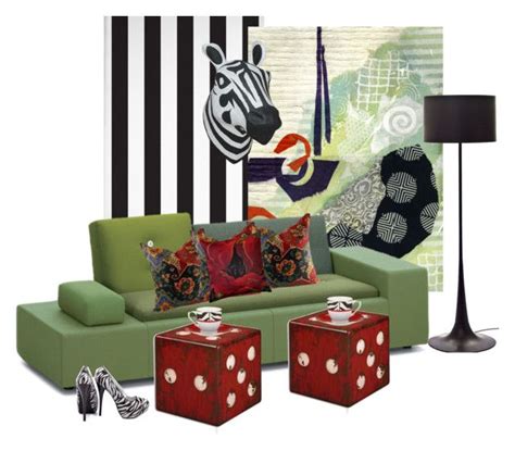 Zany For Zebra By Kimberlyd 2 Liked On Polyvore Featuring Interior