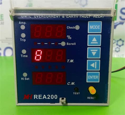 Munhean Mh Rea200 Digital Idmtl Overcurrent And Earth Fault Relay Rea