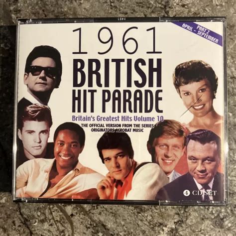 1961 BRITISH HIT Parade Britain S Greatest Hits Vol 10 Part 2 4 Discs