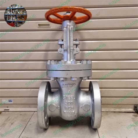 Promo GATE VALVE KITZ 4 INCH DN 100 WCB ANSI 300 FLANGE SCLS Jakarta