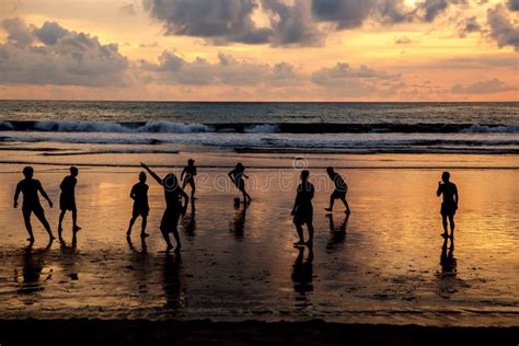 Soccer At Sunset Stock Photo Image Of Exercise Ball 2327472