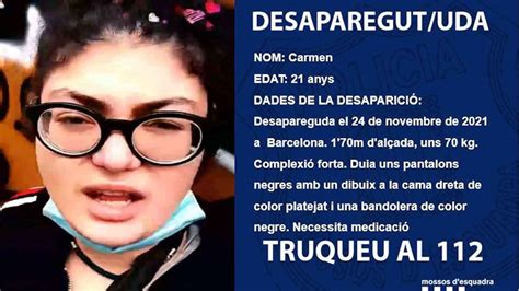 Piden colaboración para encontrar a Carmen una joven desaparecida en