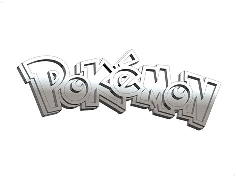 Pokemon Logo Por Referentiel Descargar Modelo Stl Gratuito